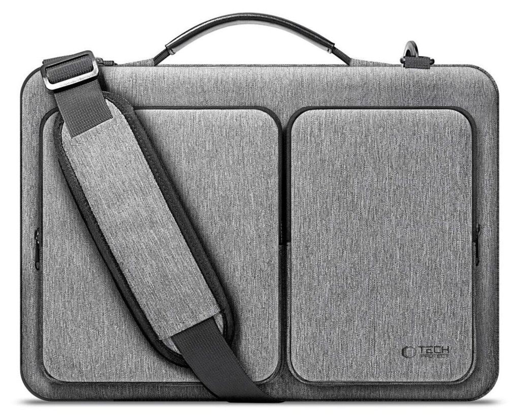 Tech-Protect Defender Tasche Laptop 15-16 Buntstift Grau Produktbild 