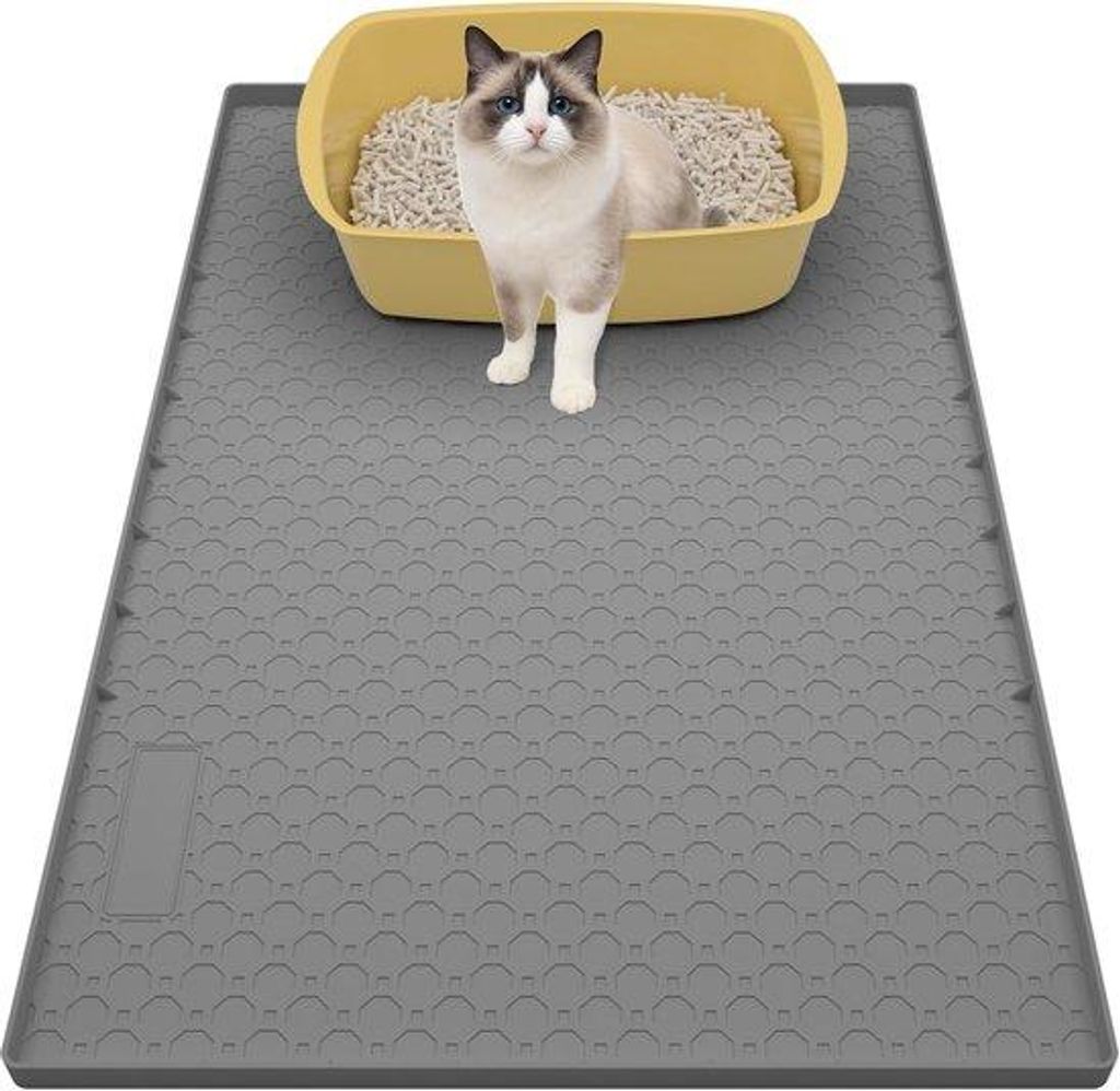 Ultiluxe große Katzenbake Matte - Antirutsch und wasserdicht - 86x56 cm - mit erhöhten Rändern