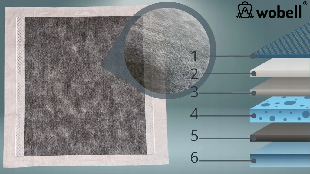Tapis absorbant chien 60x60 à usage unique - 40 alèses haute performance - 3