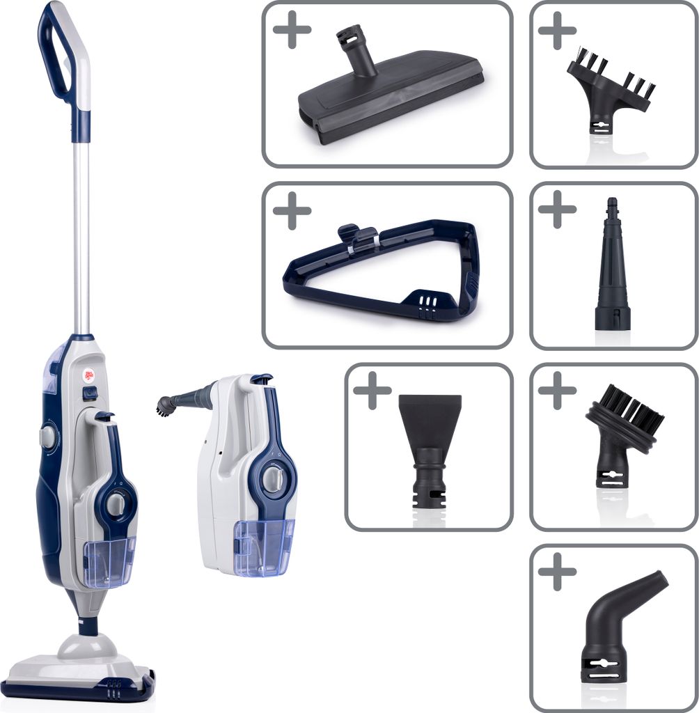 Parní čistič Dirt Devil DD7003, 1600 W, bílý a modrý Obrázek produktu 6