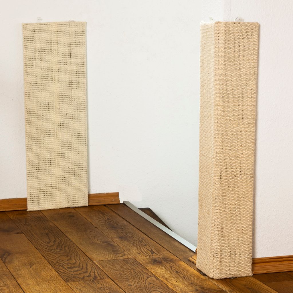 Kratzbrett Katzenkratzbrett 80x28 cm Eckkratzbrett Produktbild 7