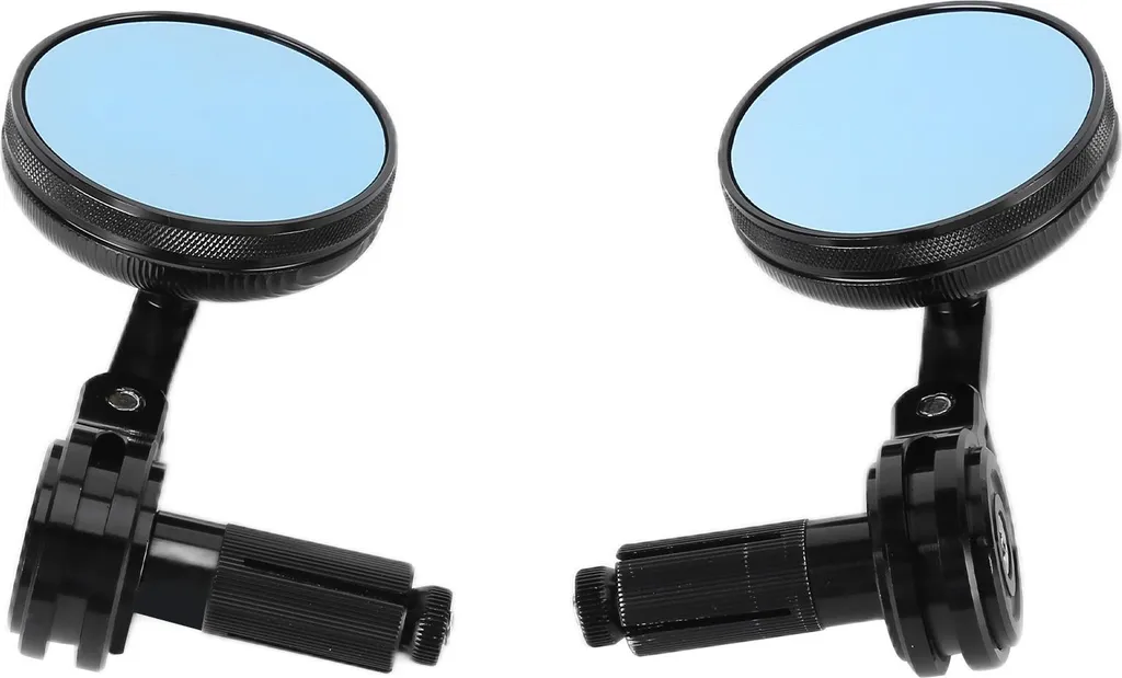 Paire de rétroviseurs ronds moto rétro universels pour chopper 22mm