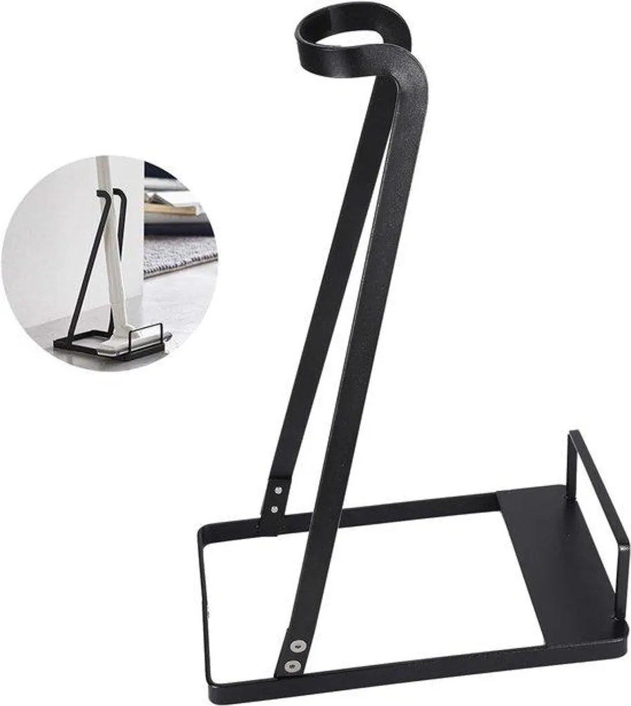 Support de charge pour aspirateur sans fil noir - Organisateur d'accessoires