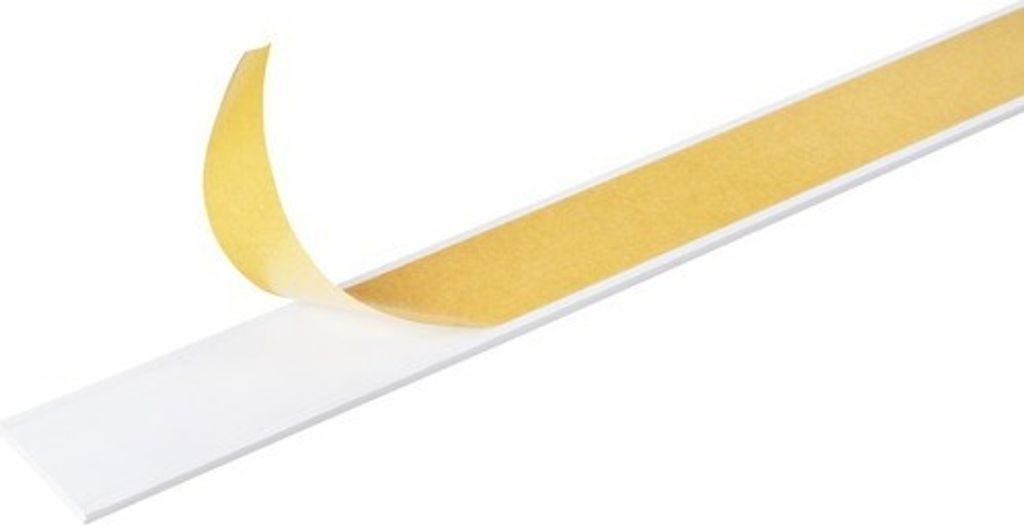 GAH-Alberts Flachstange selbstklebend, Weiß, Rechteckig, 1 Stück(e), Matt, 2,6 m, 2 cm