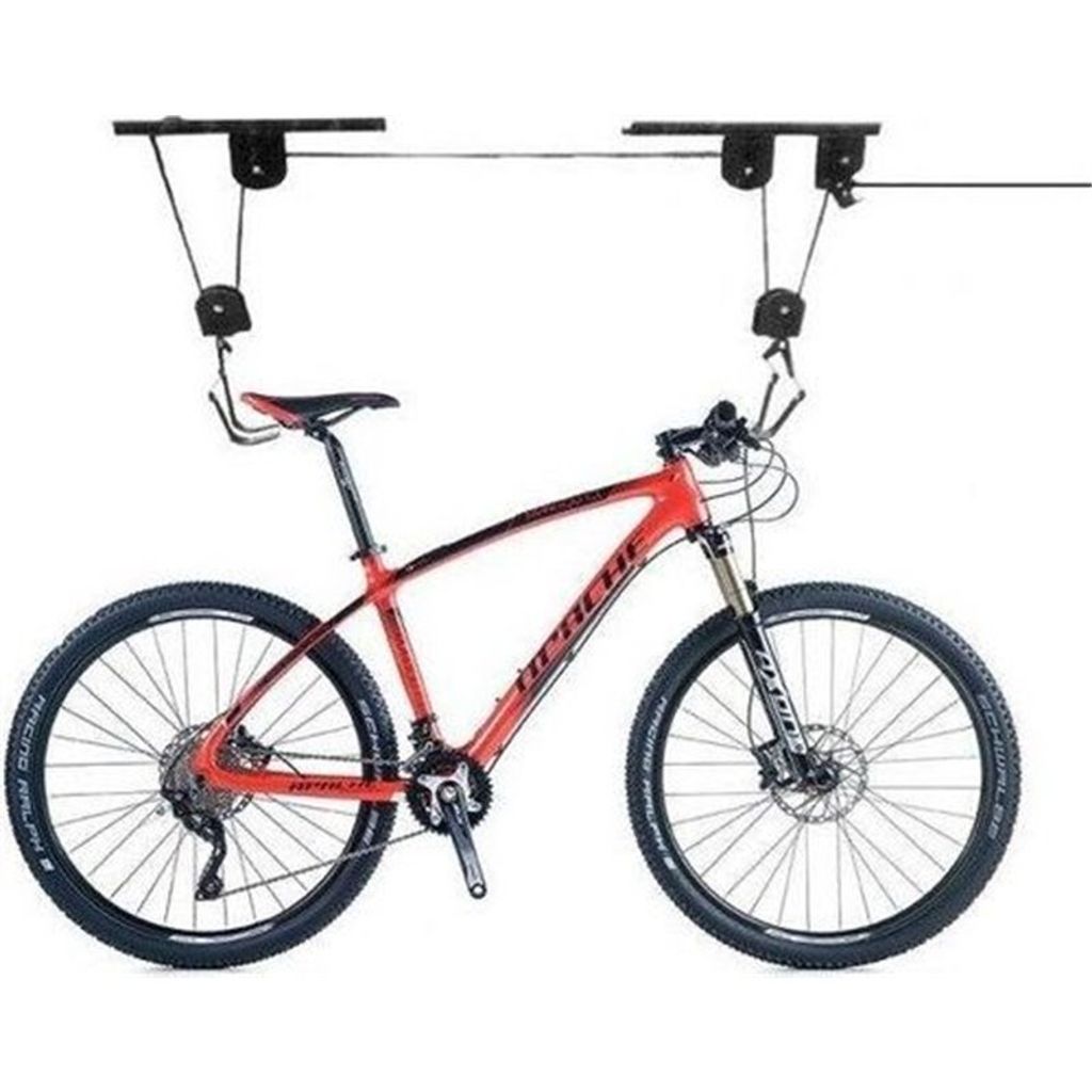 Fahrradlift, Fahrradhalterung Mit Flaschenzug Tragkraft Max. 20kg Deckenhalterung, Deckenlift Für Fahrräder Und E-Bikes