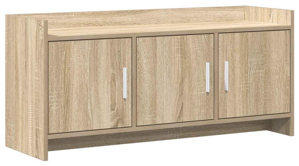 vidaXL TV-Schränk 102 x 33 x 47 cm Sonoma-Eiche Holzwerkstoff
