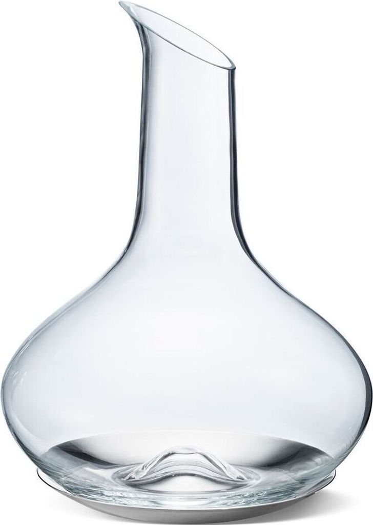 Georg Jensen SKY WINE CARAFE GLASS & STAINLESS STEEL COASTER, 2.3L 10013570