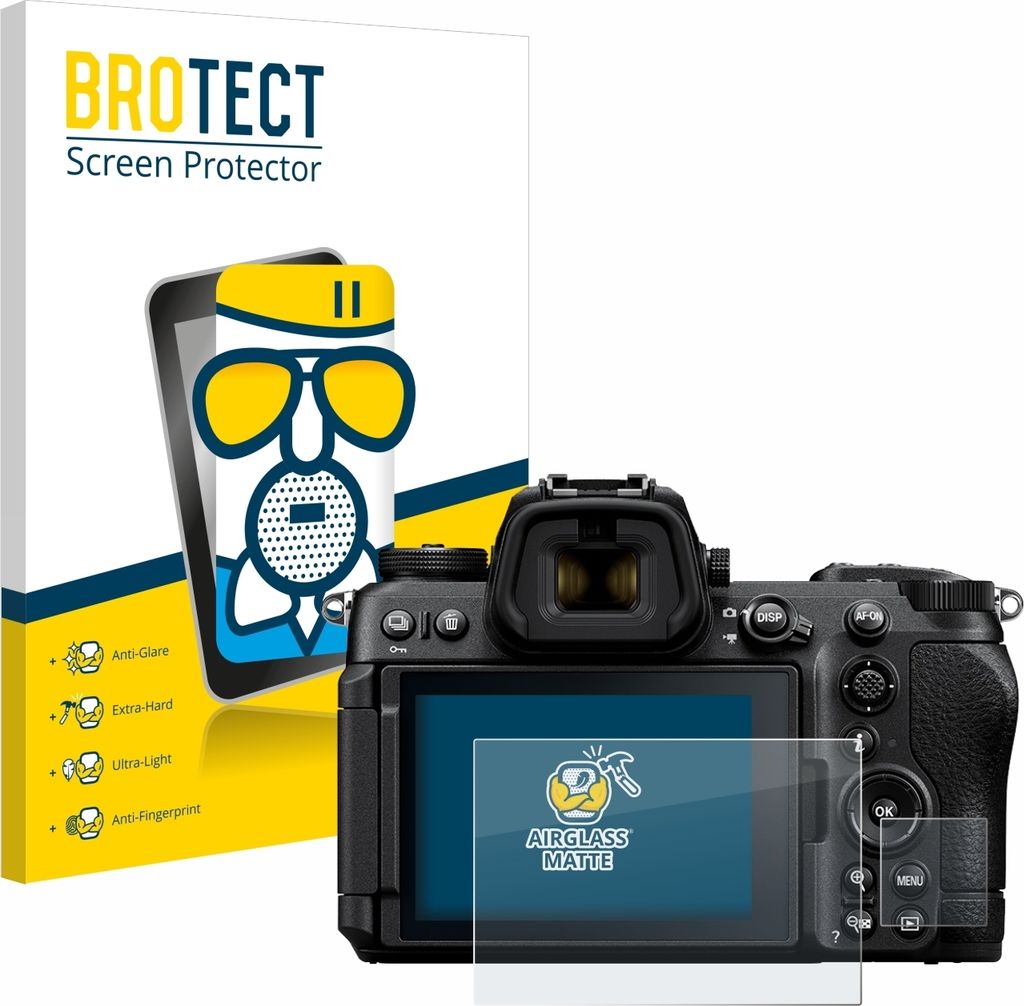 BROTECT Entspiegelungs Schutzglas für Nikon Z6 III Schutzfolie Panzer Folie Glas Display Schutz matt