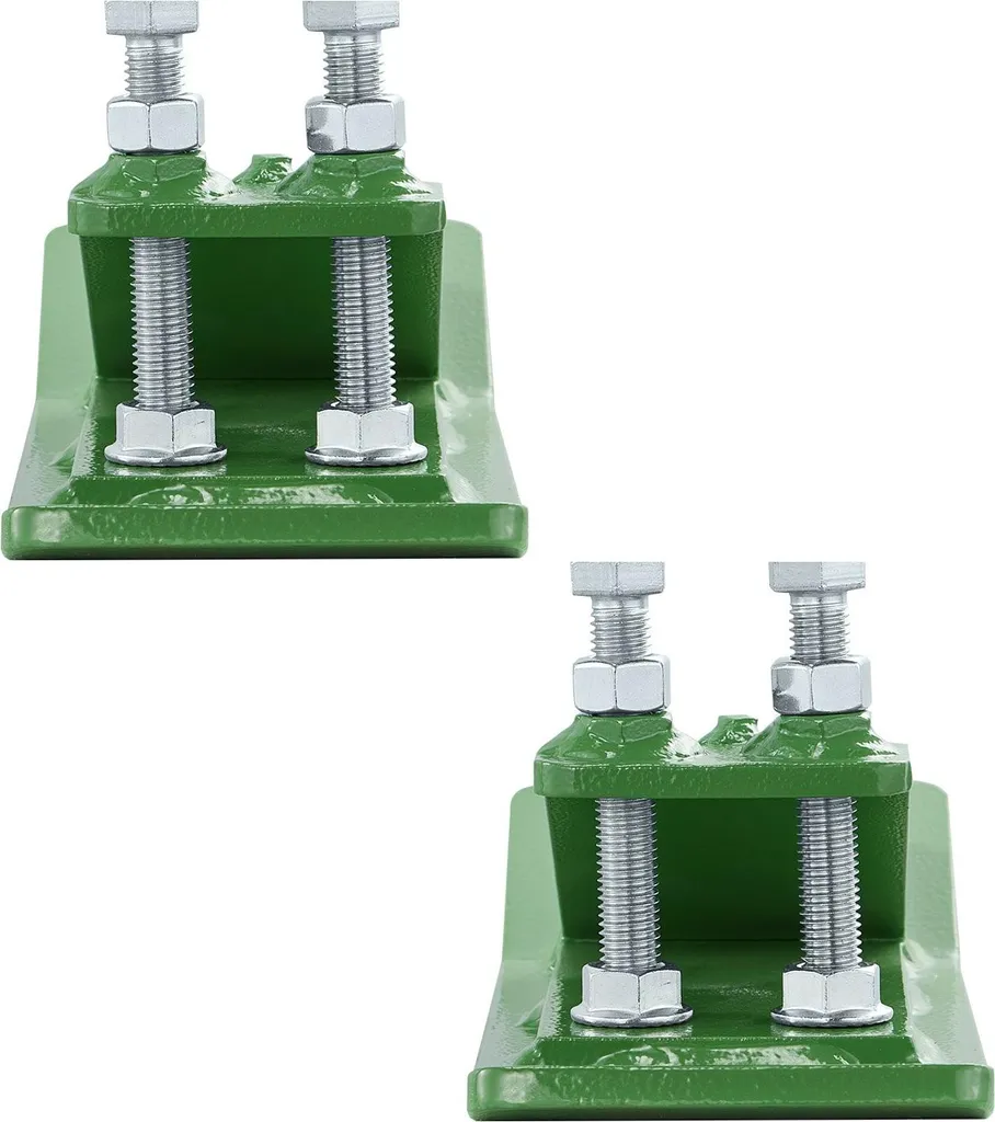 Protection de pelle antidérapante avec fixations à double écrou - Vert - 12