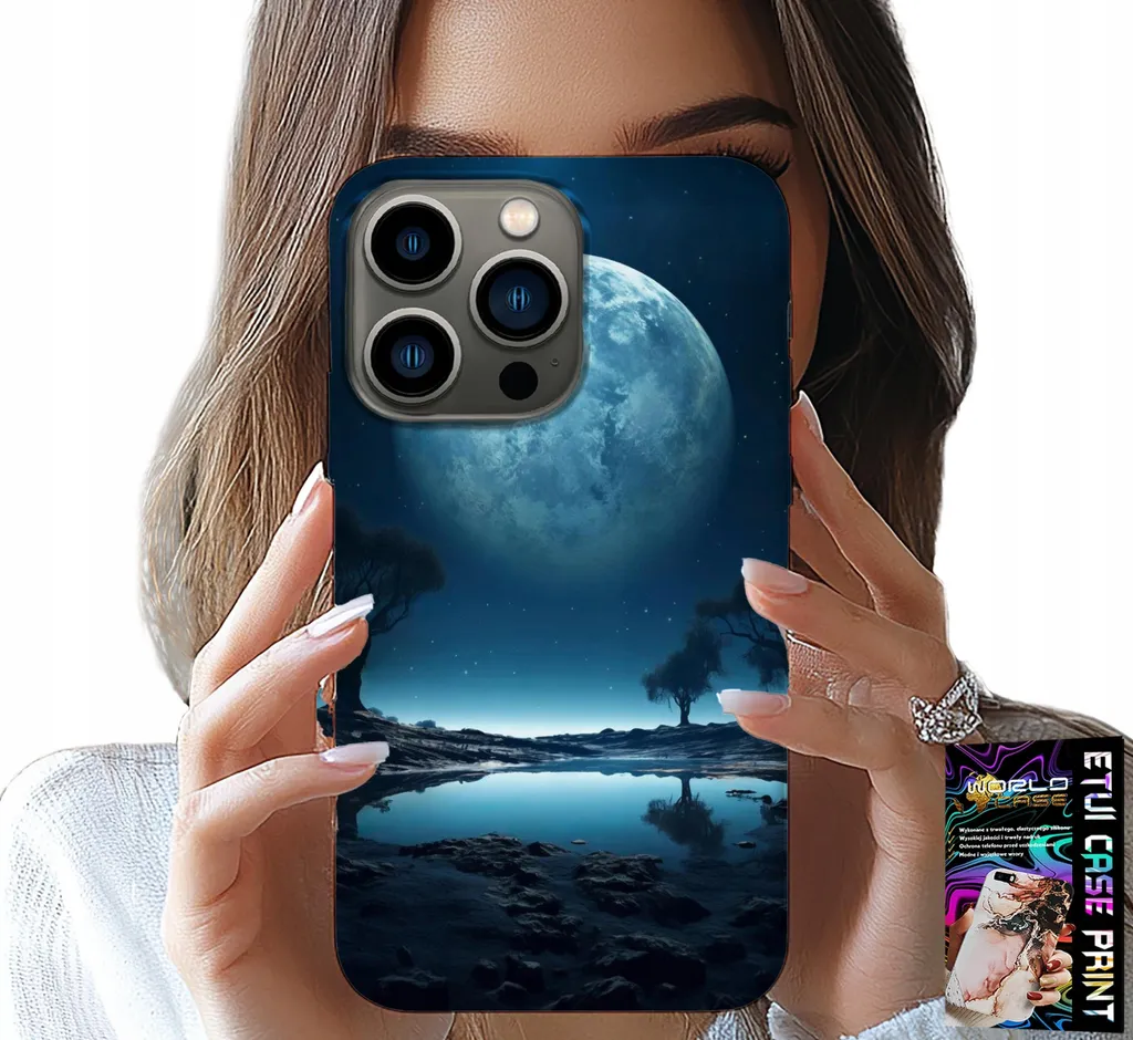 Custodia Design Luna iPhone 15 Pro Max + Screen Protector HD