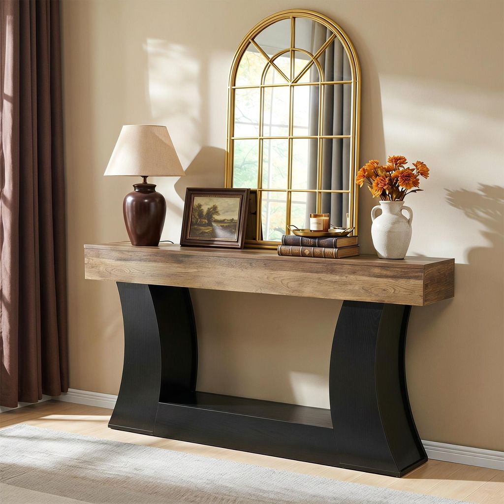 Table console table d’entrée style ferme de 160 cm pour Image du produit 