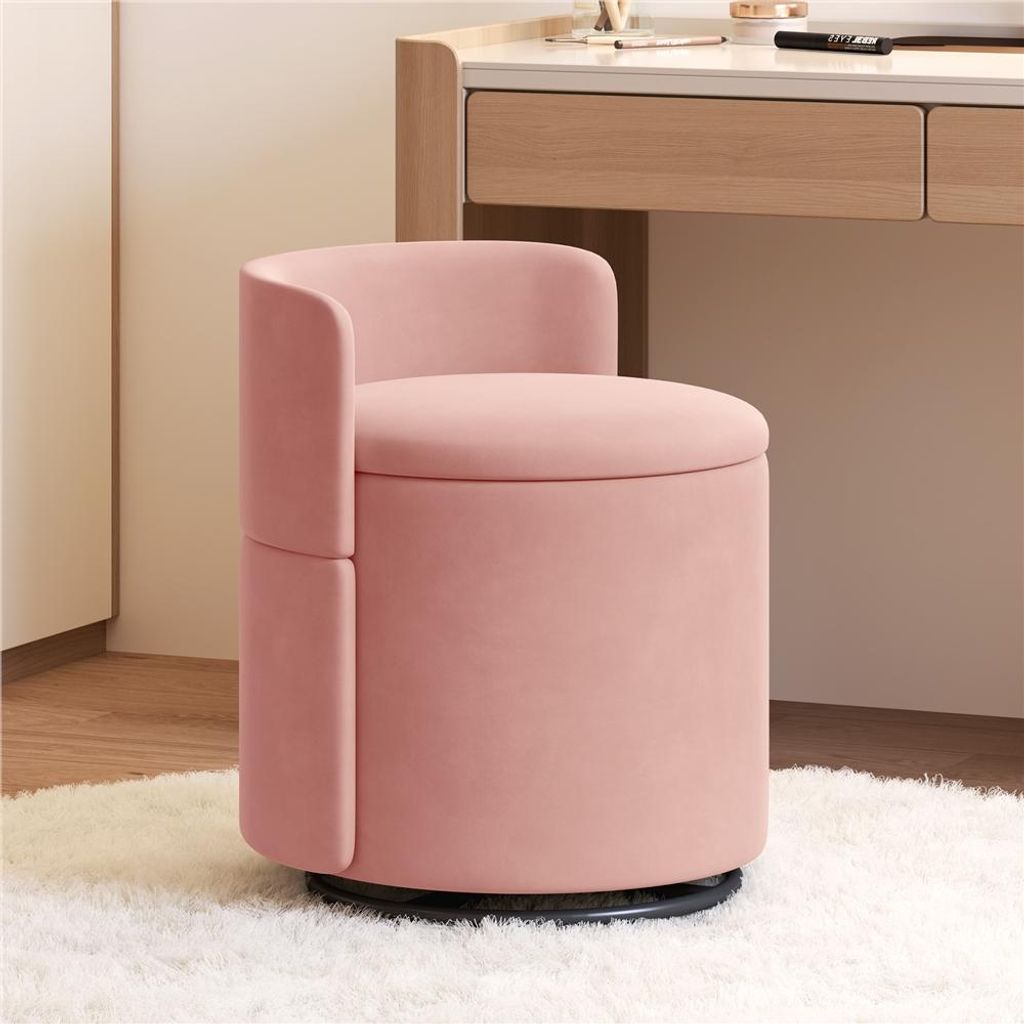 Yaheetech Drehbarer Sitzhocker mit Stauraum 40 L, Produktbild 