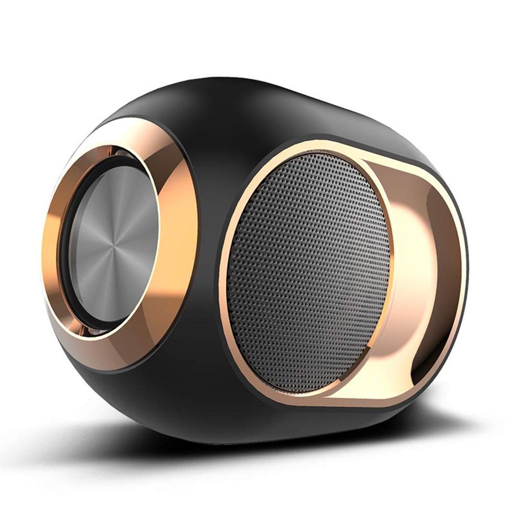 Kompakter Bluetooth 5.3 Lautsprecher , starker Bass & klare Höhen, TWS Stereo, TF/USB/AUX/FM, langlebige Akkulaufzeit, ideal für Reisen
