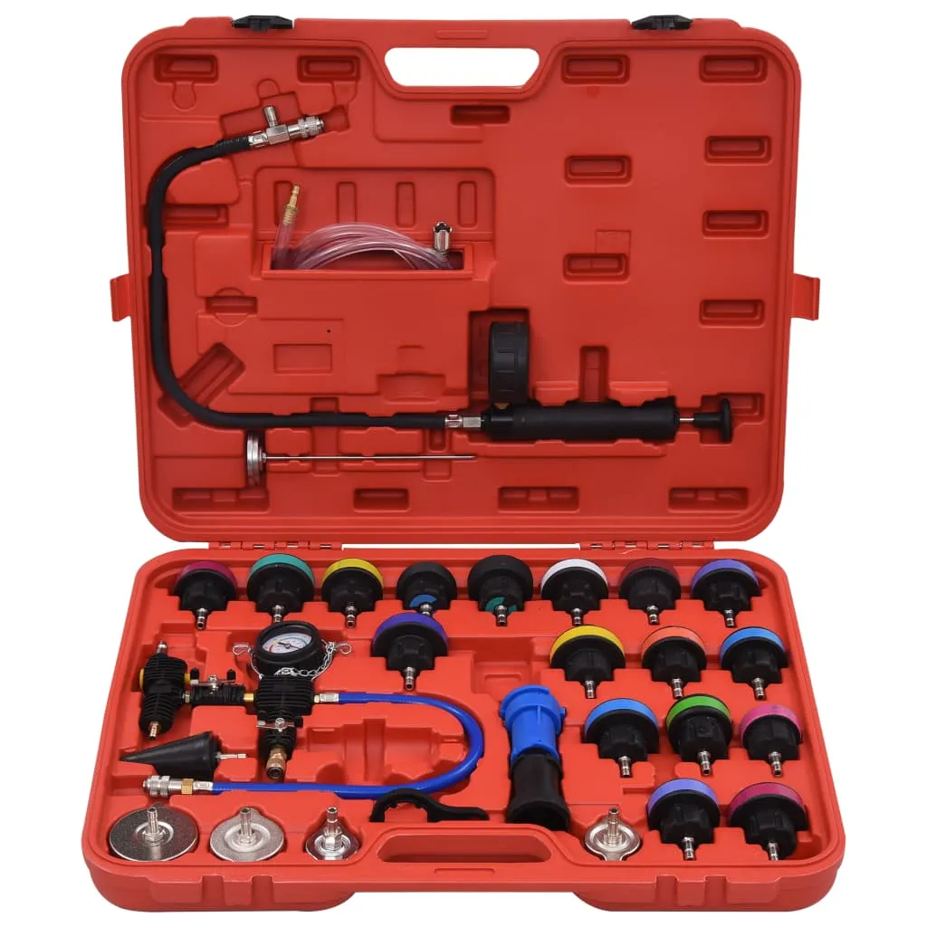 Testeur de pression vidaXL 28 pièces avec manomètre de haute précision - 8