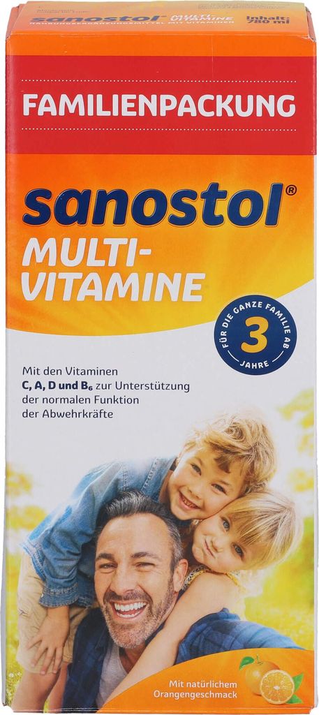 sanostol multivitamíny rodinné balení šťáva, 780 ml roztok Obrázek produktu 