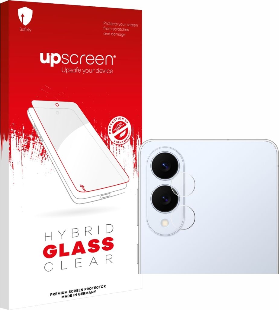 upscreen Schutzglas für Samsung Galaxy S25 Edge (NUR Kameraschutz) Schutzfolie Panzer Folie Glas Display Schutz klar