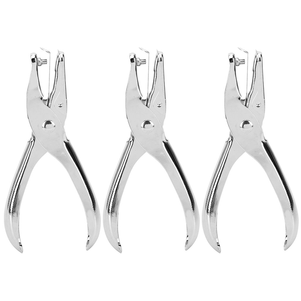 3PCS Acier inoxydable Perforateur 3mm simple trou Main Image du produit 