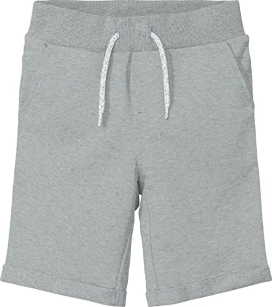 Name It Shorts 13201050-GREYMELANGE in Grey color size 7 años