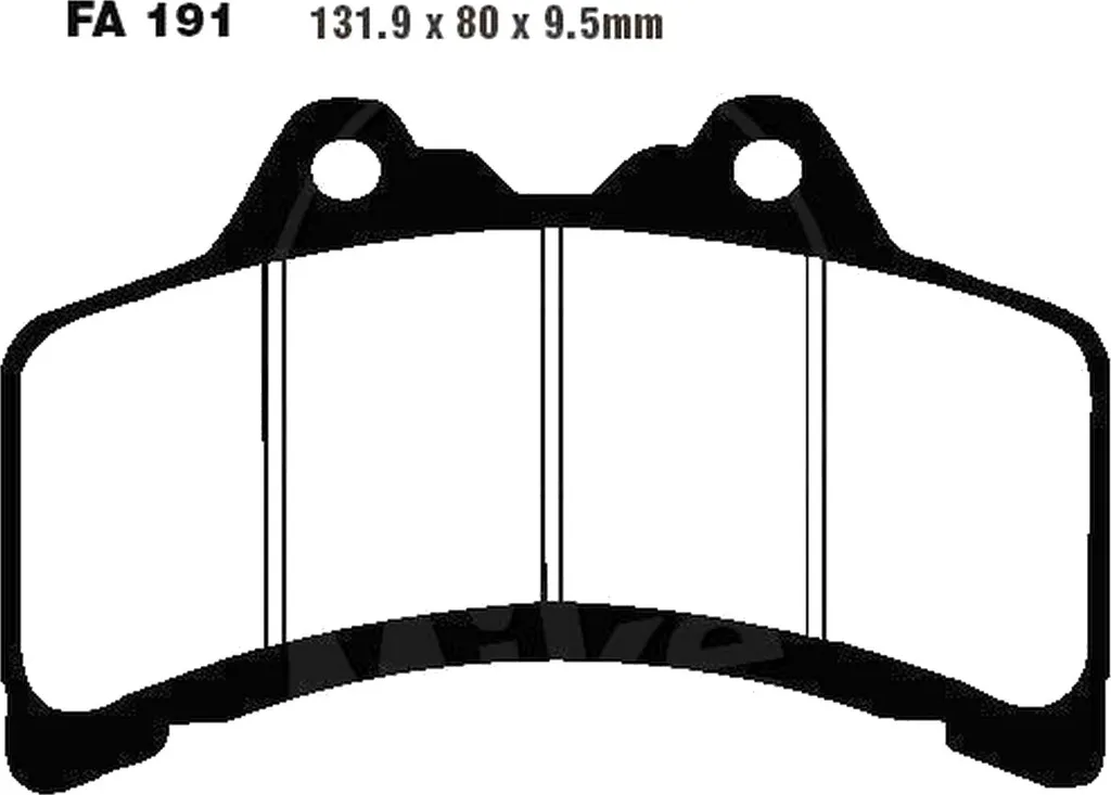 Plaquettes de frein Pamoto pour Yamaha GTS 1000 ABS 1993-1999 Avant