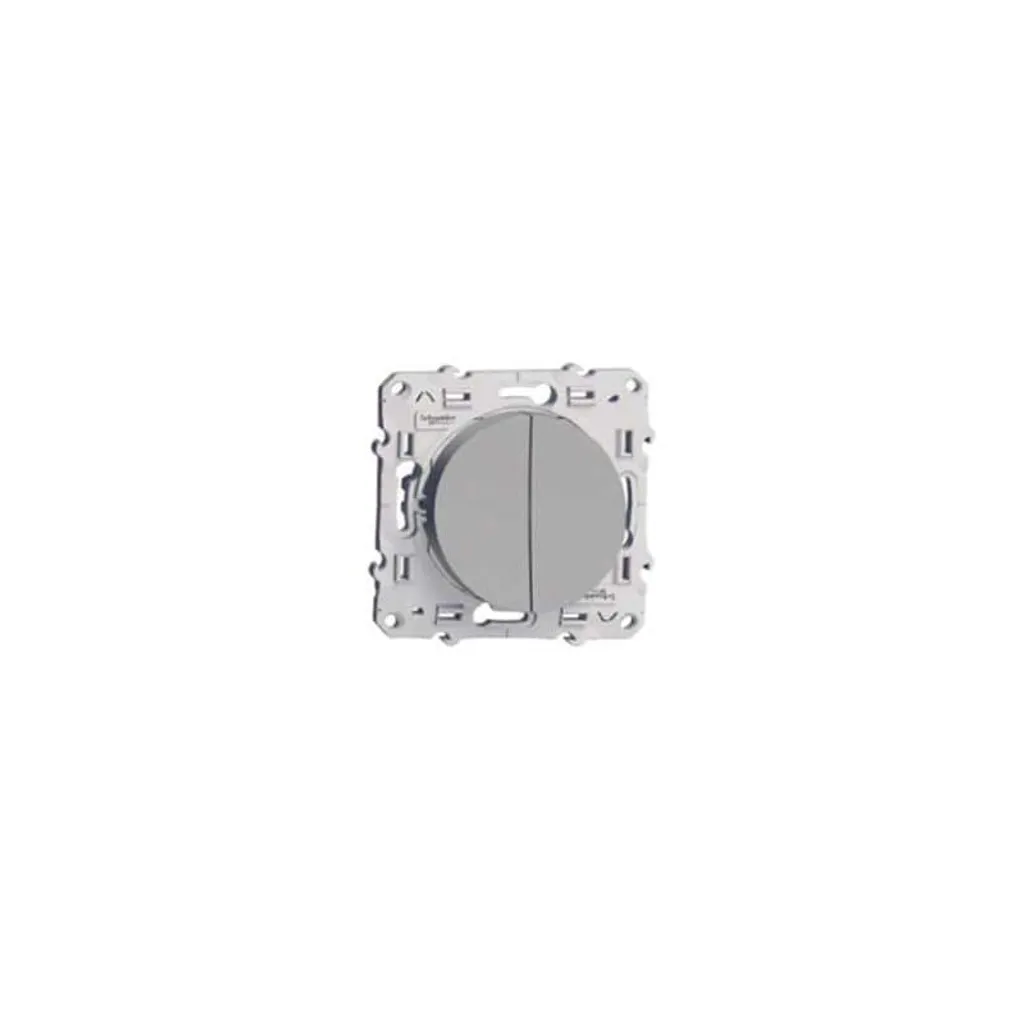 Interrupteur Double Odace Alu : Remplacez vos Vieux Boutons avec Style