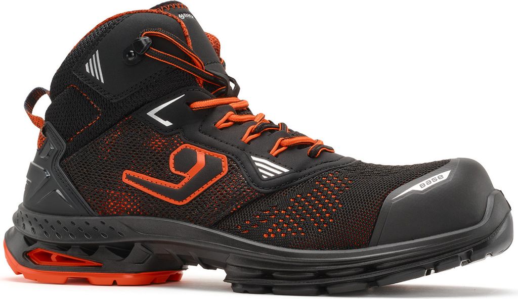 BASE B1705A run at work Sicherheitsstiefel Paris S1PS nach EN ISO 20345:2022 S1PS ESD LG SC FO SR Größe 45