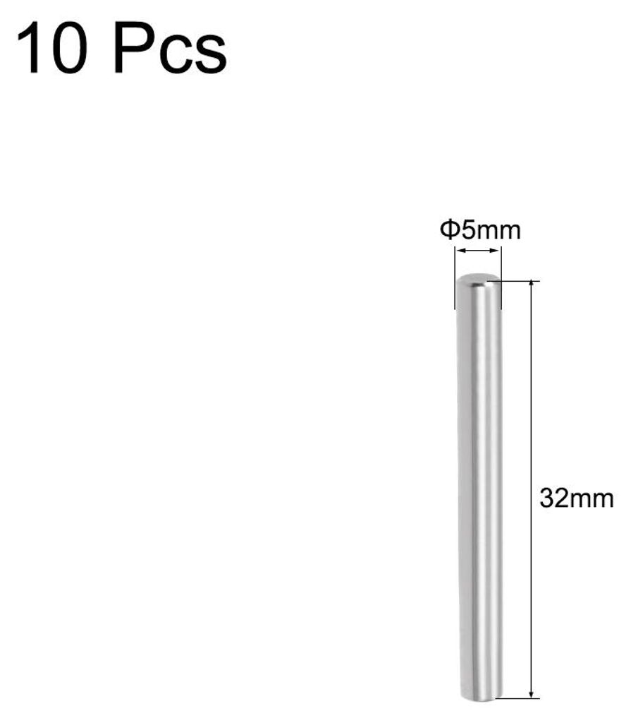 10 Stš¹ck Etagenbett Dš¹belstifte Zylinderstift Passstifte Regal Geringe Stš¹tzregale 5mm x 32mm 304 Edelstahl Silberton