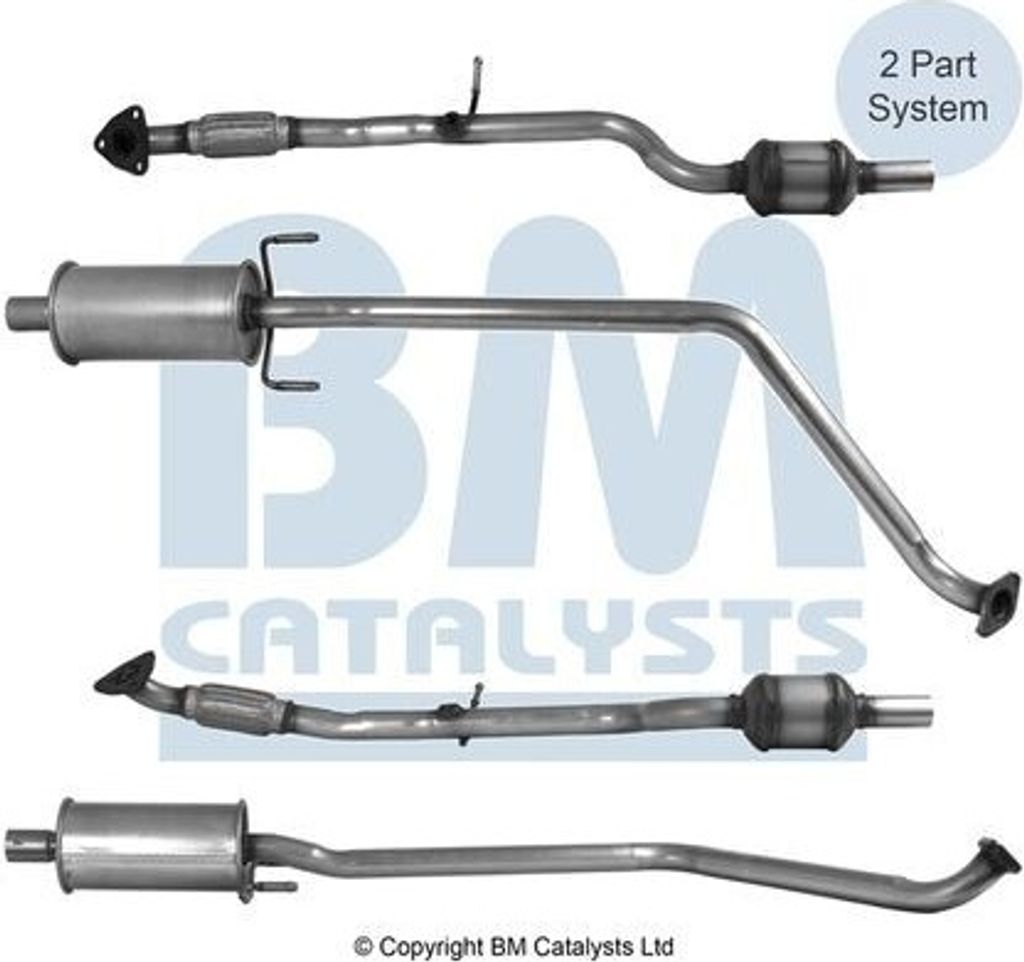 BM CATALYSTS Katalysator Kat für OPEL Karl (C16) BM92961H