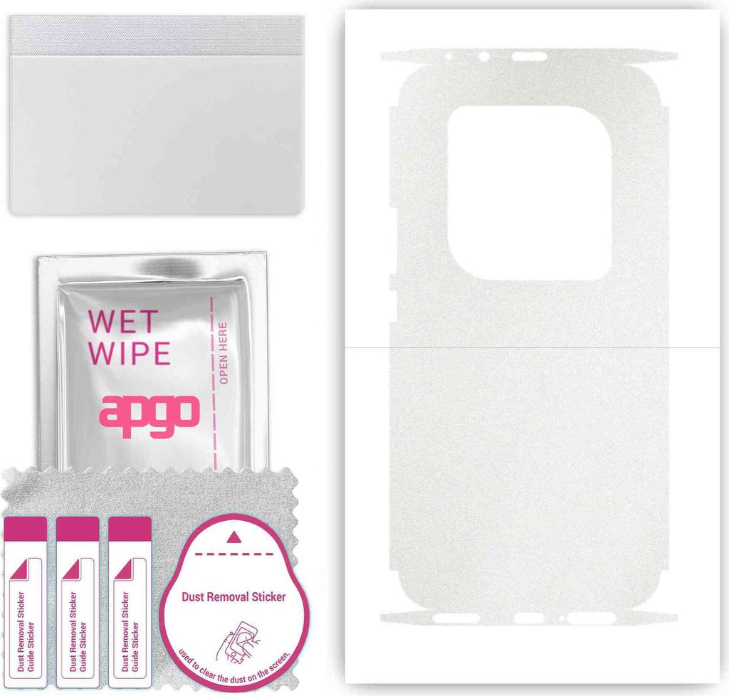 apgo Rückseite + Seiten Schutzfolie, Skin, kompatibel mit Honor Magic6 Ultimate, Hinten Displayschutzfolie aus Vinylfolie, kratzfest, einfache Mon...