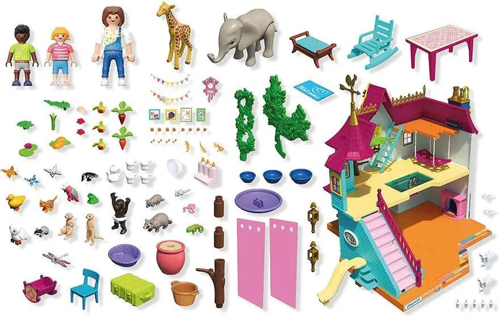 Villa d'animaux multicolore Playmobil - Structure ludique et robuste 0 - 10