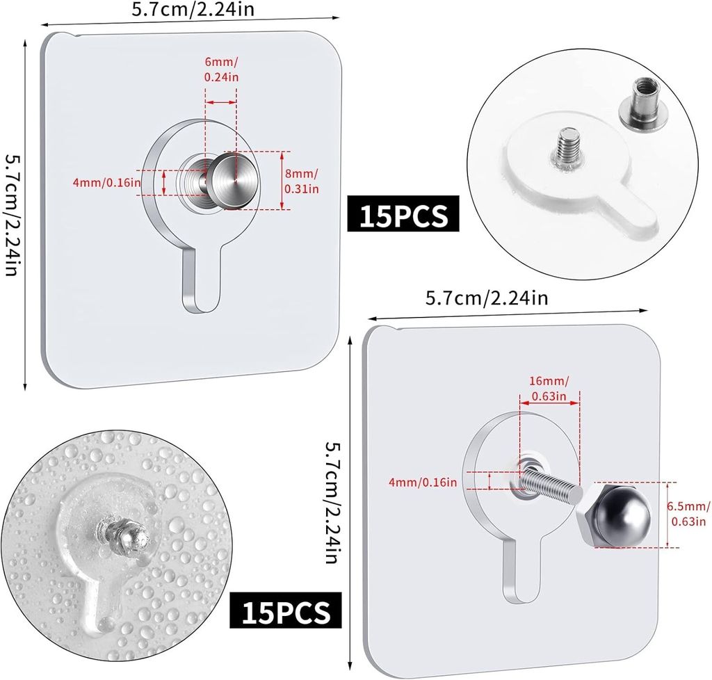 25 Messinghaken Für Bilder & Leichte Gegenstände – Trägt Bis 4,5 Kg, Minimale Wandbeschädigung, Ideal Für Trockenbauwände