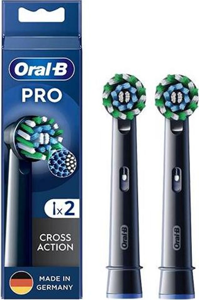 Oral-B Cross Action Spitze EB50BK SCHWARZ 2-PAK