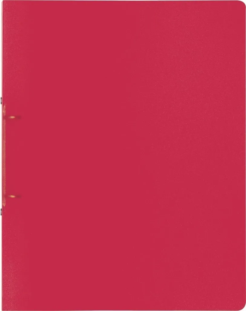 Classeur scolaire rouge A4 pour cours et archives 2 anneaux BRUNNEN 10x