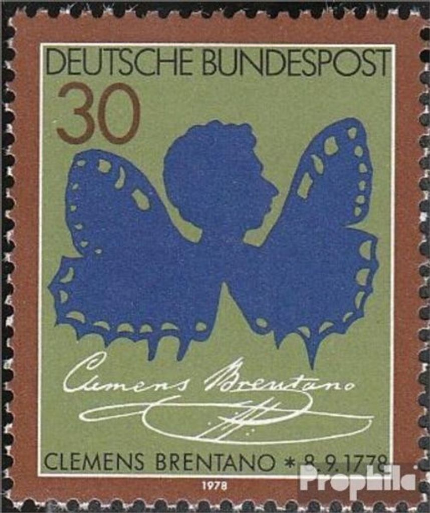 Briefmarken BRD (BR.Deutschland) 1978 Mi 978 (kompl.Ausg.) Produktbild 