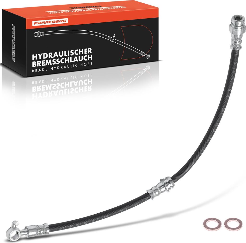 Frankberg 1x Bremsschlauch Bremsschläuche Vorderachse Rechts für Mazda 3 BM BN Stufenheck CX-5 KF