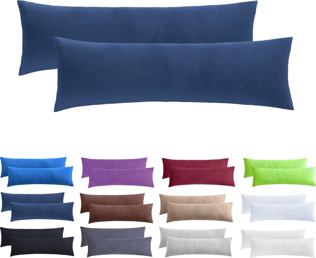 NatureMark 2er Pack Jersey Kissenbezug Kissenhülle Produktbild 