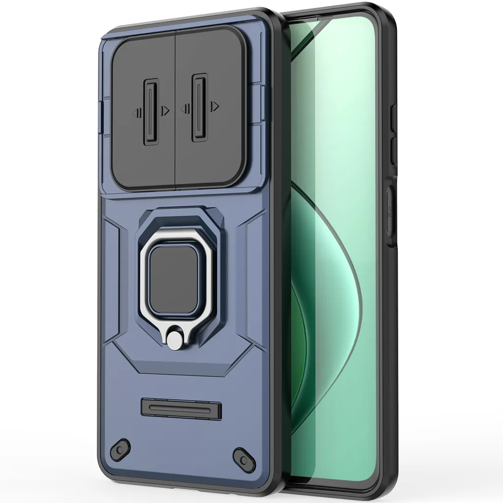 REY Cover In Gel TPU Anti-Shock Per OPPO REALME 12+ 5G E REALME P1 5G – Sottile, Trasparente, Morbida