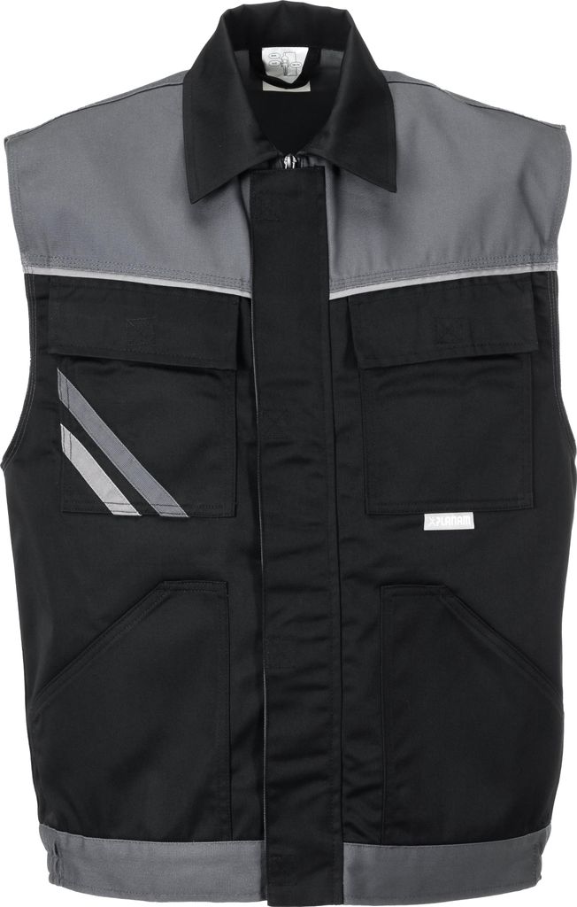 Planam Weste Highline Gr. L schwarz/schiefer/zink Produktbild 