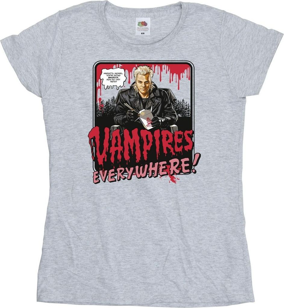 The Lost Boys - "Vampires Everywhere" T-Shirt für Damen BI53076 (M) (Grau)