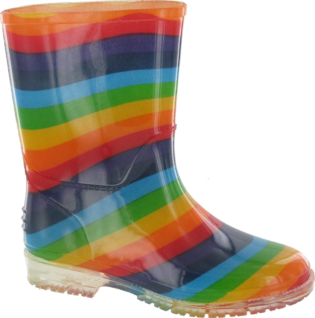 Cotswold Kinder PVC Gummistiefel Regenbogen FS427 (31 EUR) (Bunt)