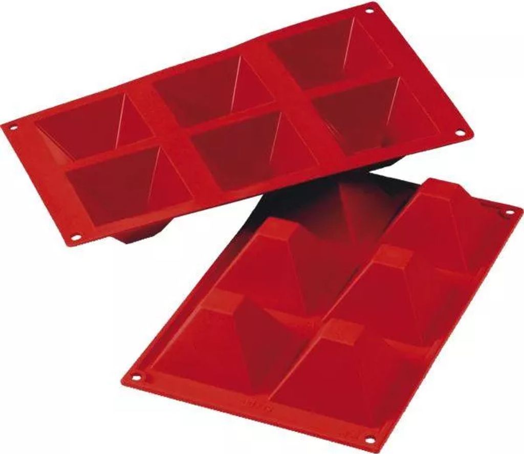 SILIKOMART Pyramidenform 6er, Silikon, Länge: 300 mm, Breite: 175 mm