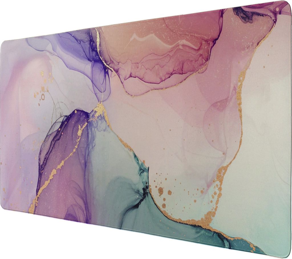 Fluid Art Wirbel Schreibtischunterlage 69x31cm XXL Mauspad für kreative