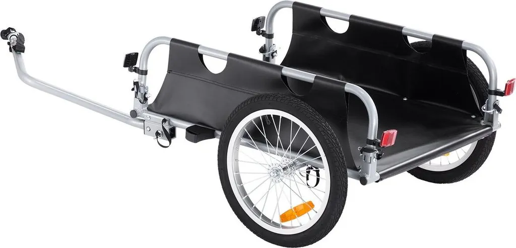 Chariot de transport pour vélo robuste avec attelage universel 100 lb