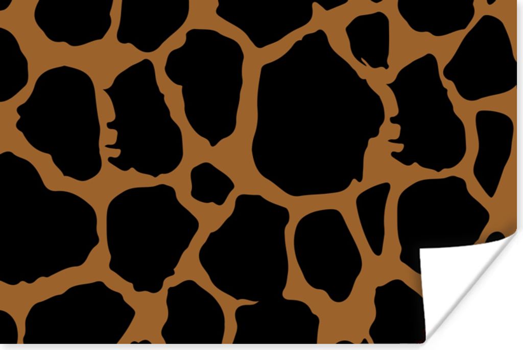MuchoWow Poster Leopardenmuster - Tiere - Design 180x120 cm - Fotoplakat