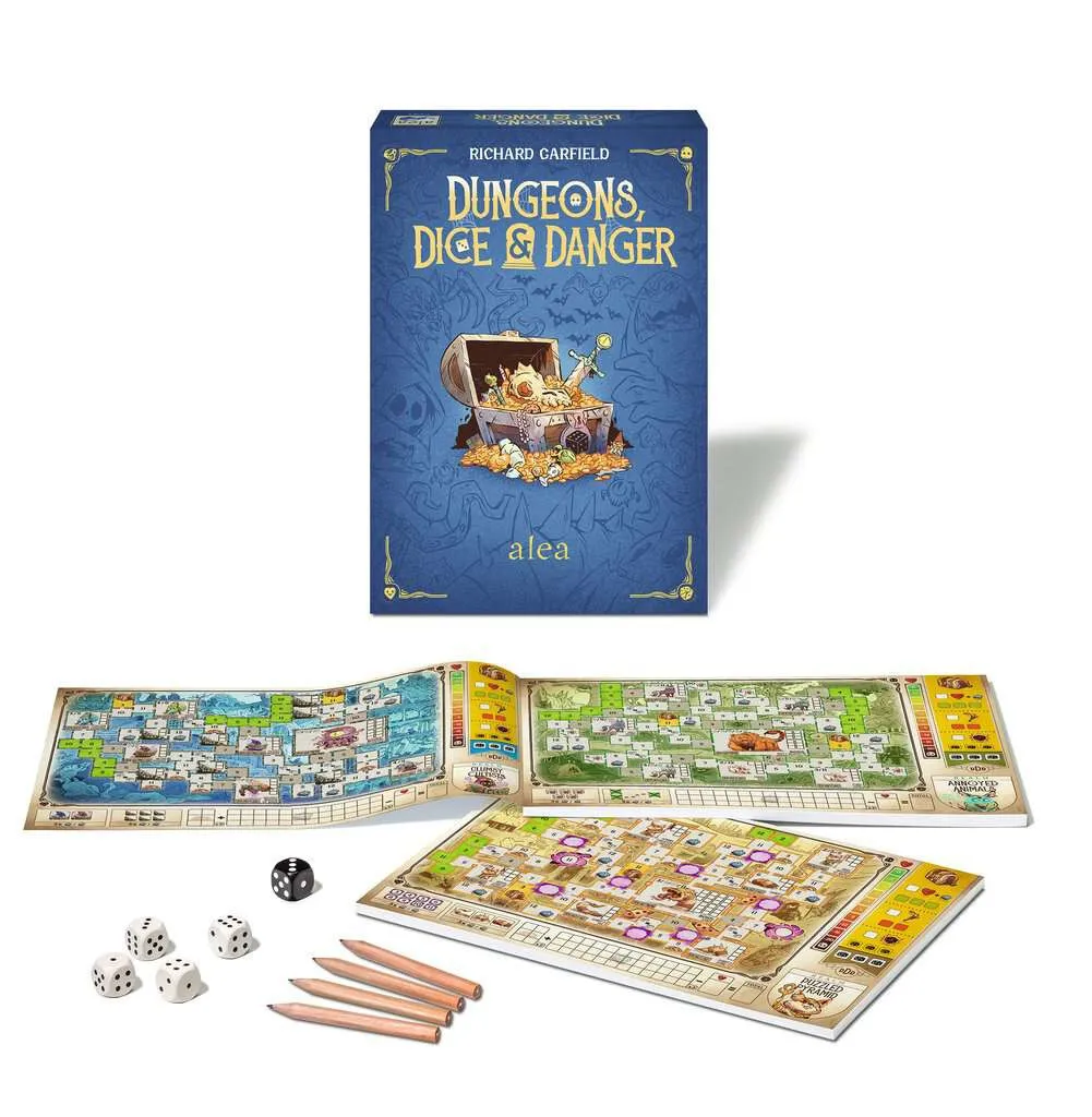 Donjons, Dés et Danger Ravensburger 27270 - Jeu Tactique Sans Ennui