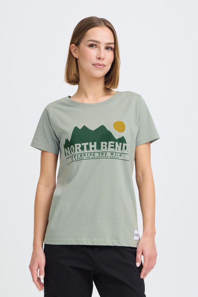 NORTH BEND NBCash Damen T-Shirt Shirt Baumwollmischung Regular Fit