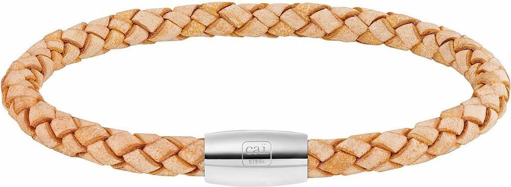 cai Armband Edelstahl 20cm braun ohne Stein 500060055-20
