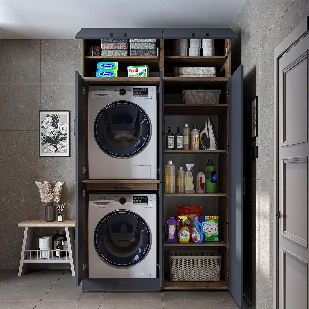 Mobile lavatrice Roomart "DORA SET" per asciugatrice e Immagine del prodotto 