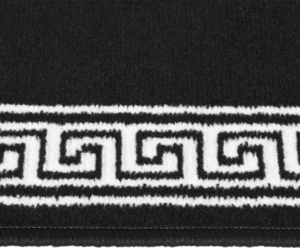 Réduisez les bruits de pas avec le chemin de tapis noir vidaXL 60x200 cm