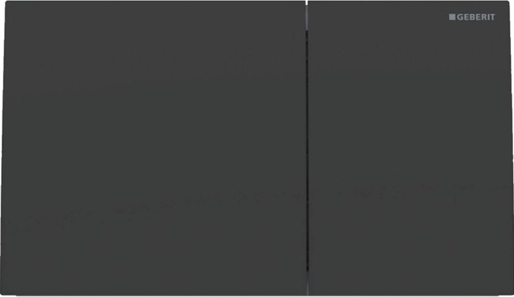 Geberit 115.622.14.1, Splachovací deska, Černá, Geberit, Obrázek produktu 