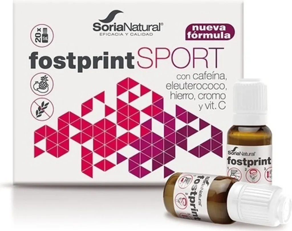 Complément alimentaire Fostprint Sport 20 flacons de 15 ml récupération